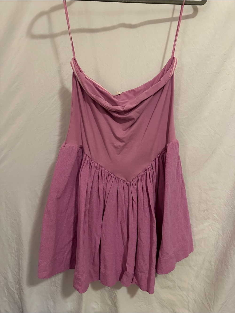 Free People Lilac Onda Drop-waist tube dress